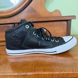 Converse Chuck Taylor All Star High Street leather mid men’s 8.5 black y2k